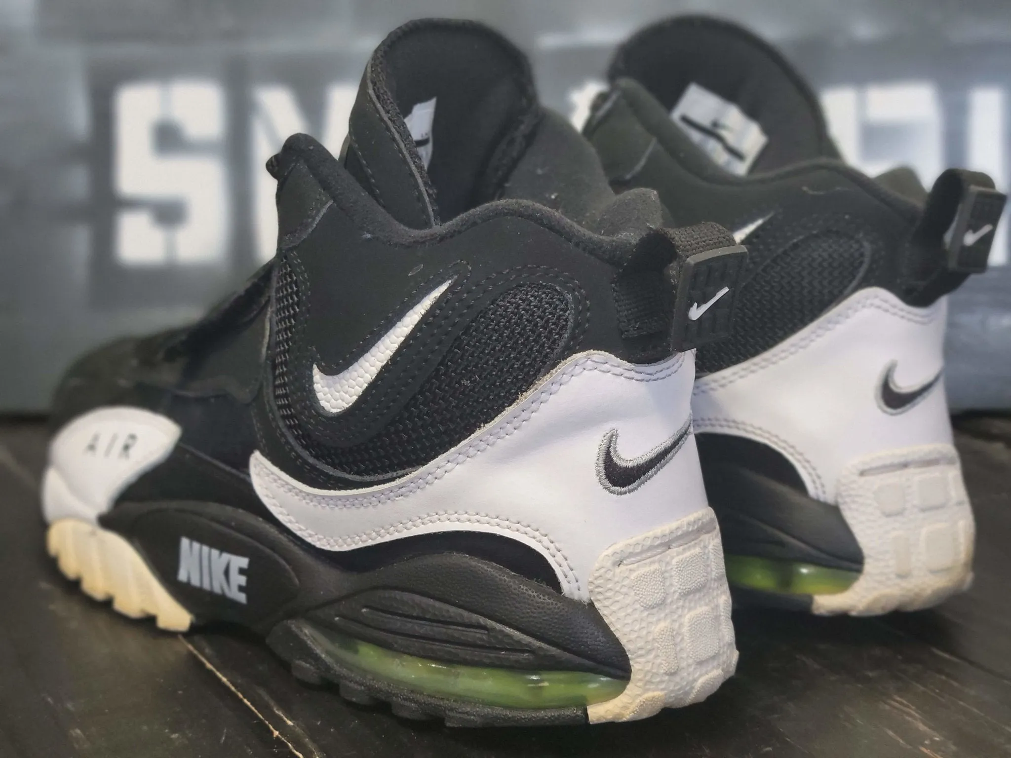 2017 Nike Speed Turf Black/White Football Sneakers 525225-011 Men 10.5