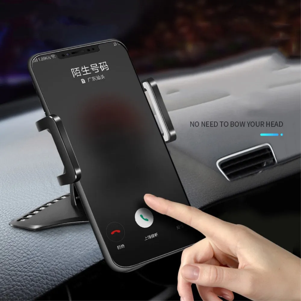 3 in 1 Car GPS Smartphone Holder: Dashboard / Visor Clamp   AC Grid Clip for Zopo Speed 7, ZP951 - Black