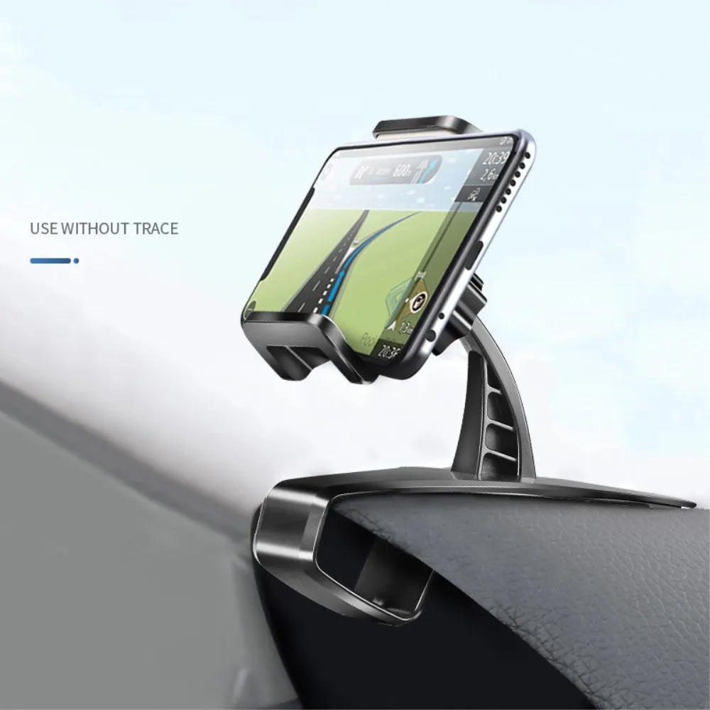 3 in 1 Car GPS Smartphone Holder: Dashboard / Visor Clamp   AC Grid Clip for Zopo Speed 7, ZP951 - Black
