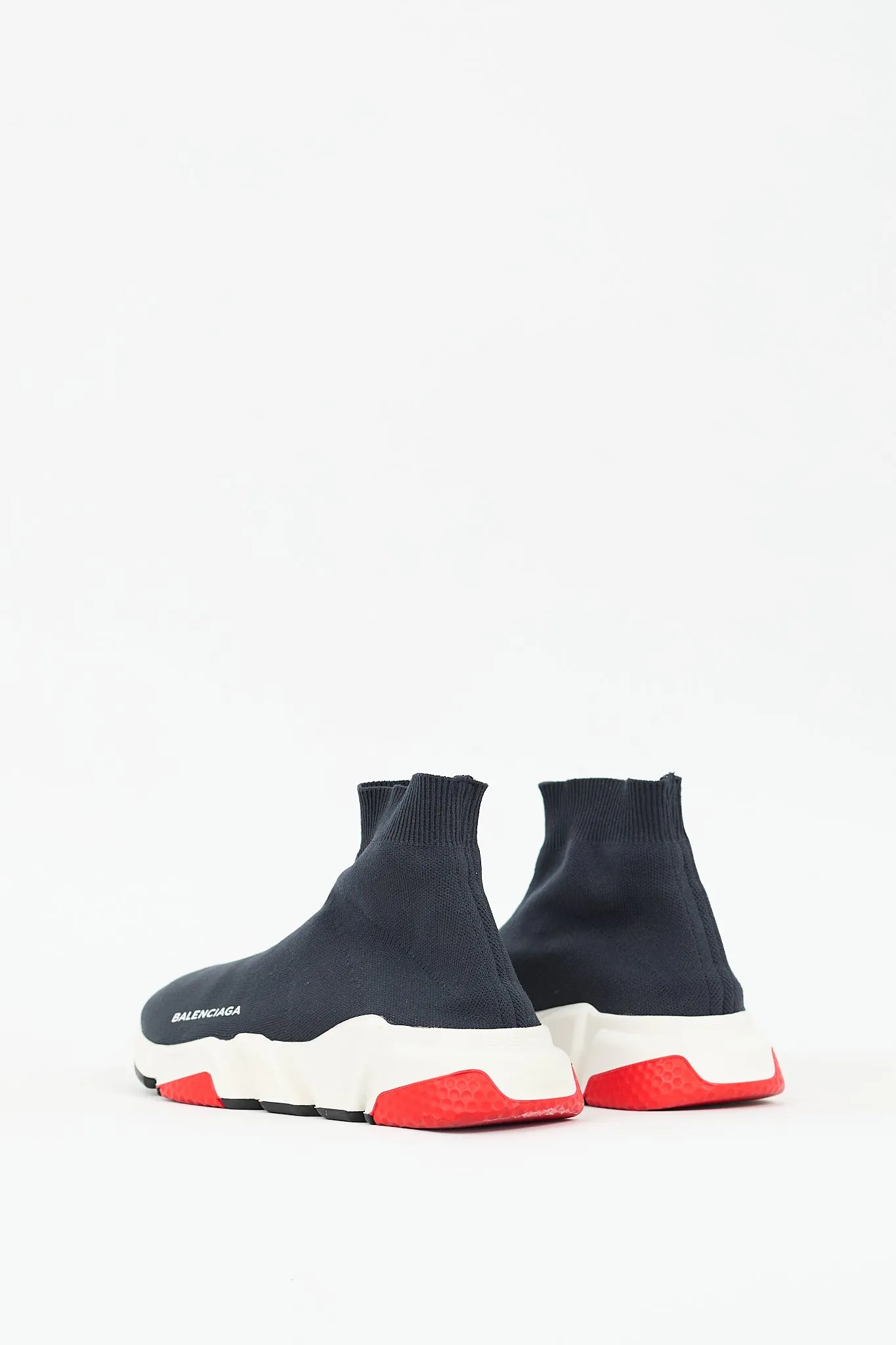 Black & Red Speed Knit Sneaker