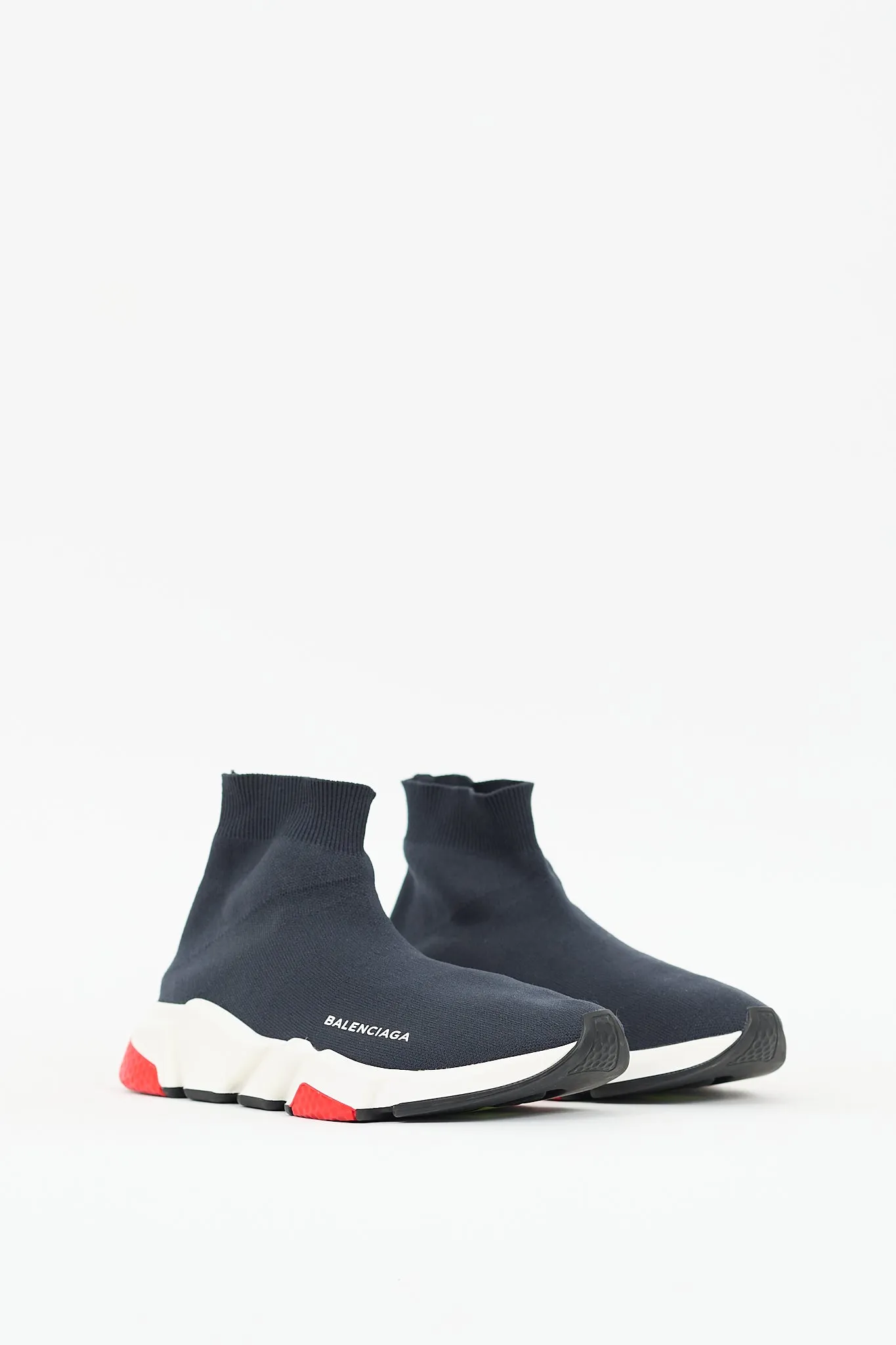 Black & Red Speed Knit Sneaker