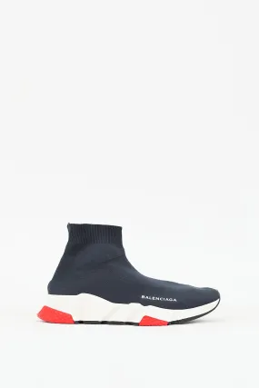 Black & Red Speed Knit Sneaker