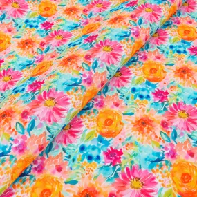 Bloom Boom Water-Resistant Canvas 18" x 58" Roll