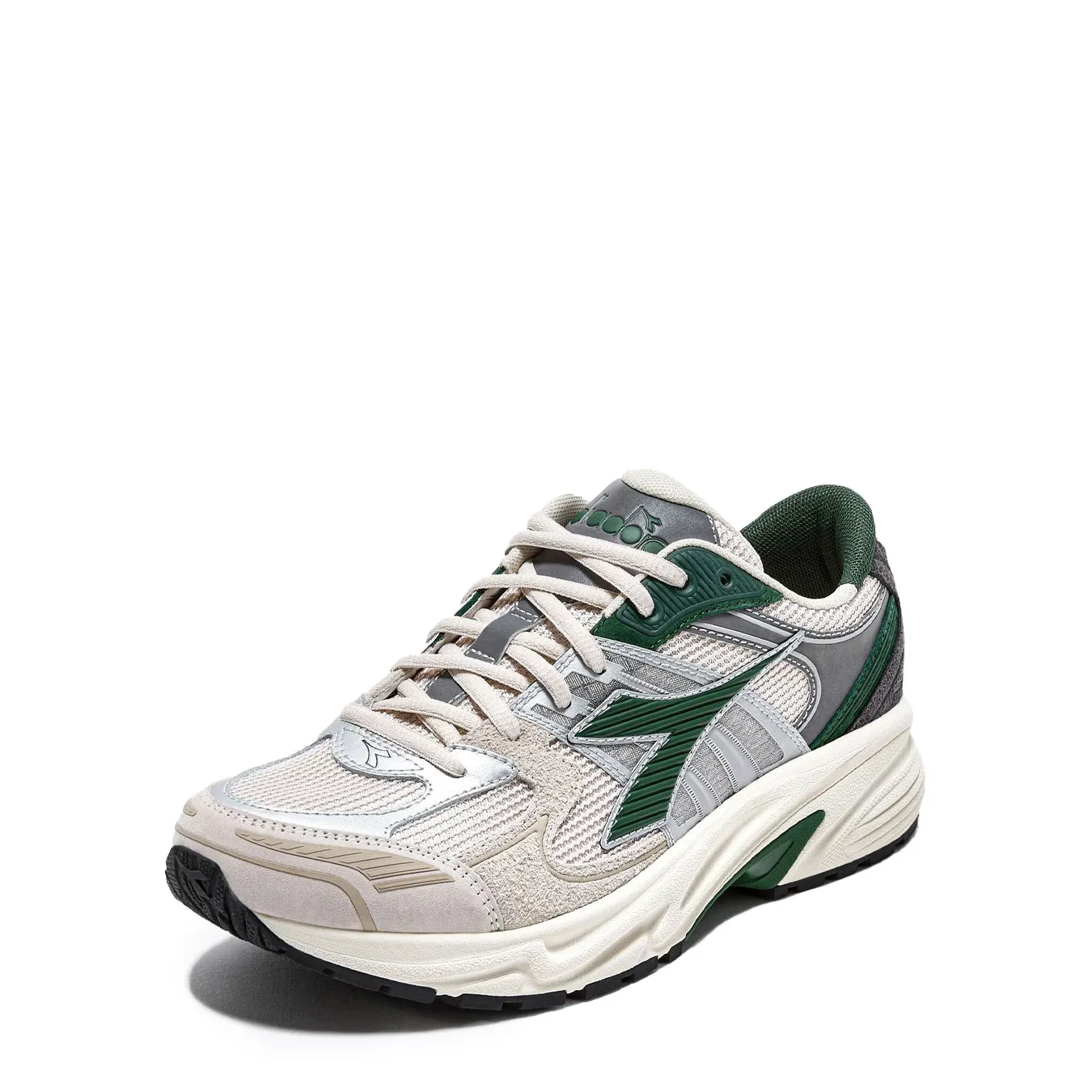 Diadora Womens Mythos Star Trainer Light Grey / Metallic