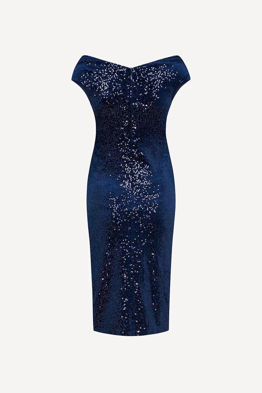 Femme sequin dress in midnight