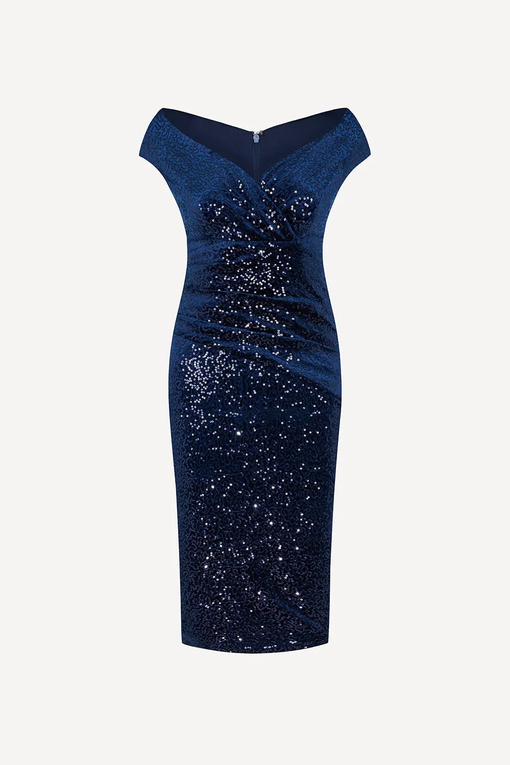 Femme sequin dress in midnight