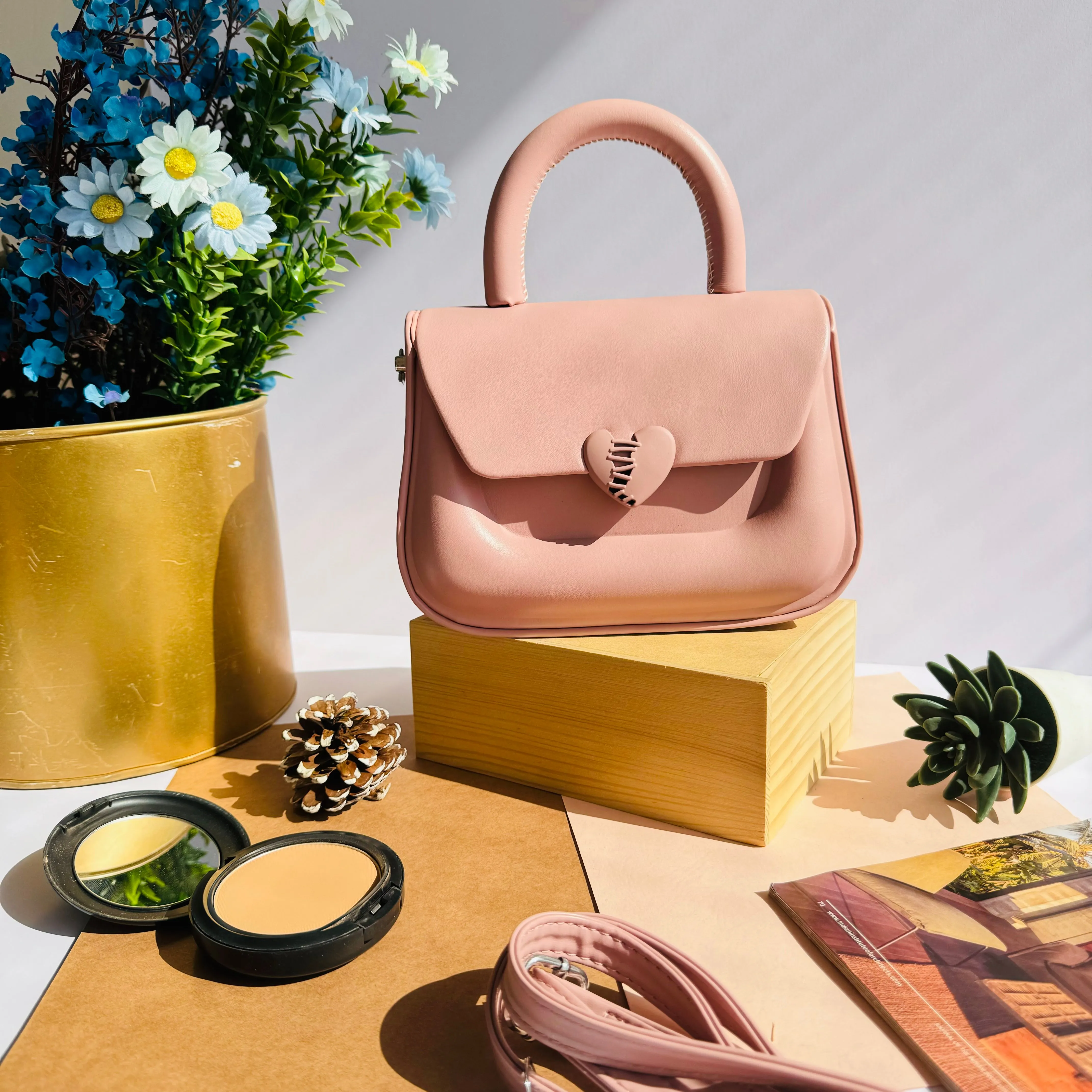 Heart Pink Bag