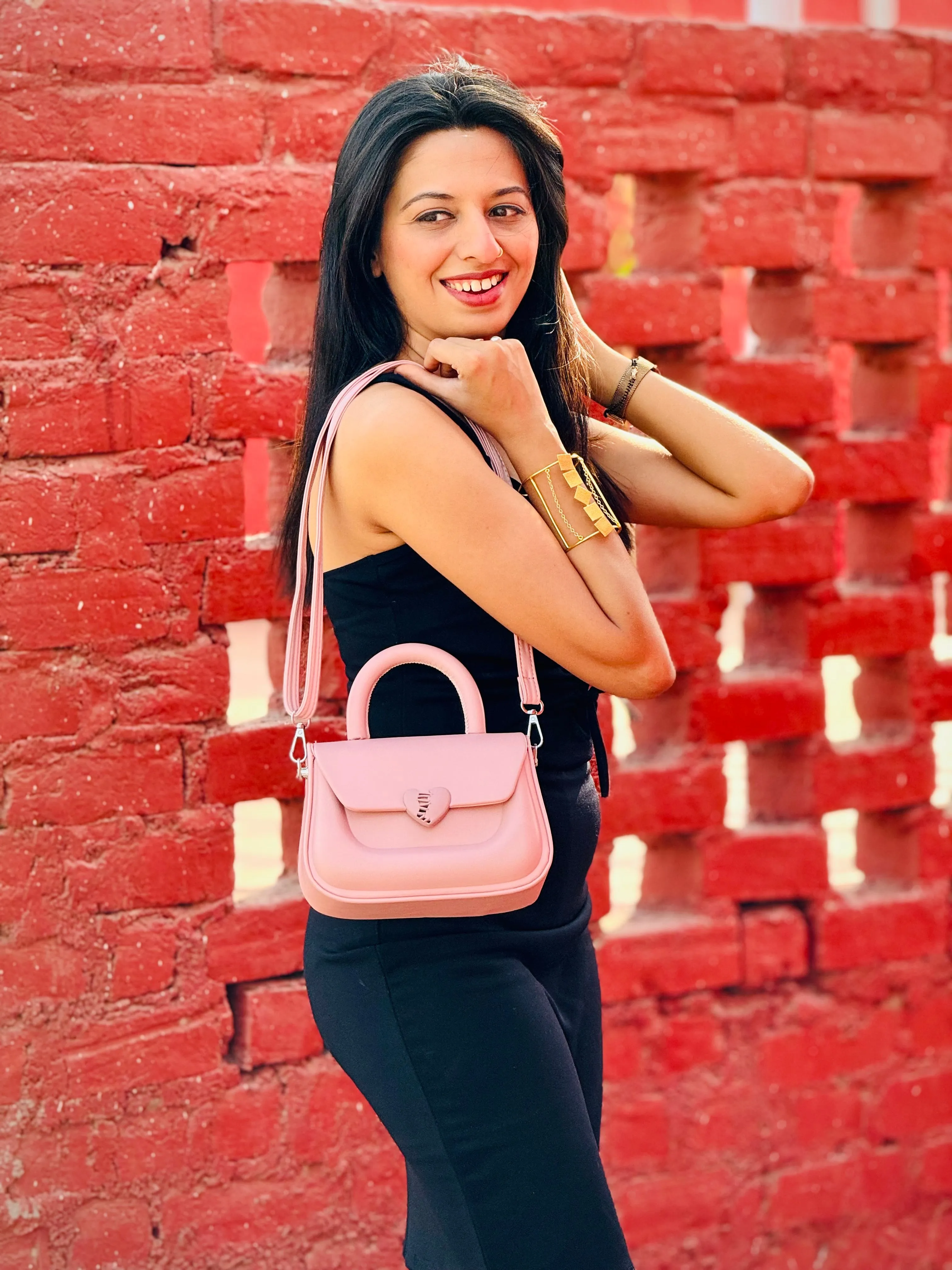 Heart Pink Bag