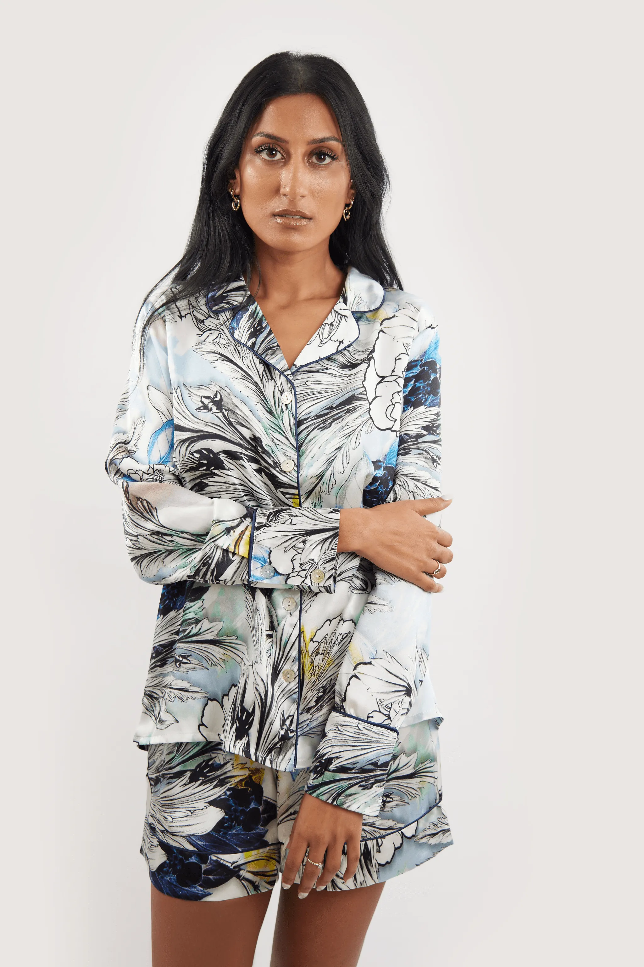 IRIS NILOFAR SILK PYJAMA SET