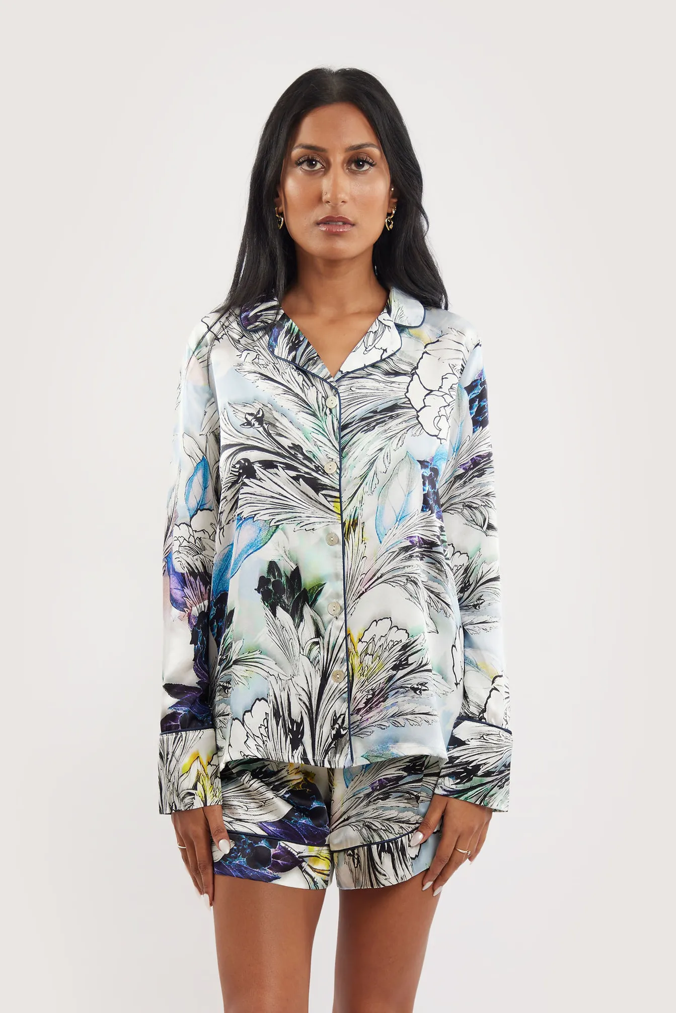 IRIS NILOFAR SILK PYJAMA SET