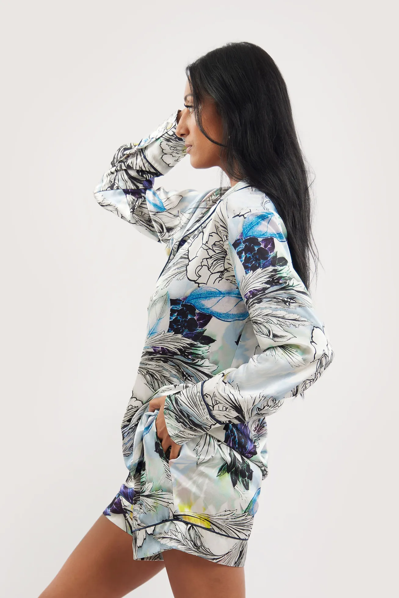 IRIS NILOFAR SILK PYJAMA SET
