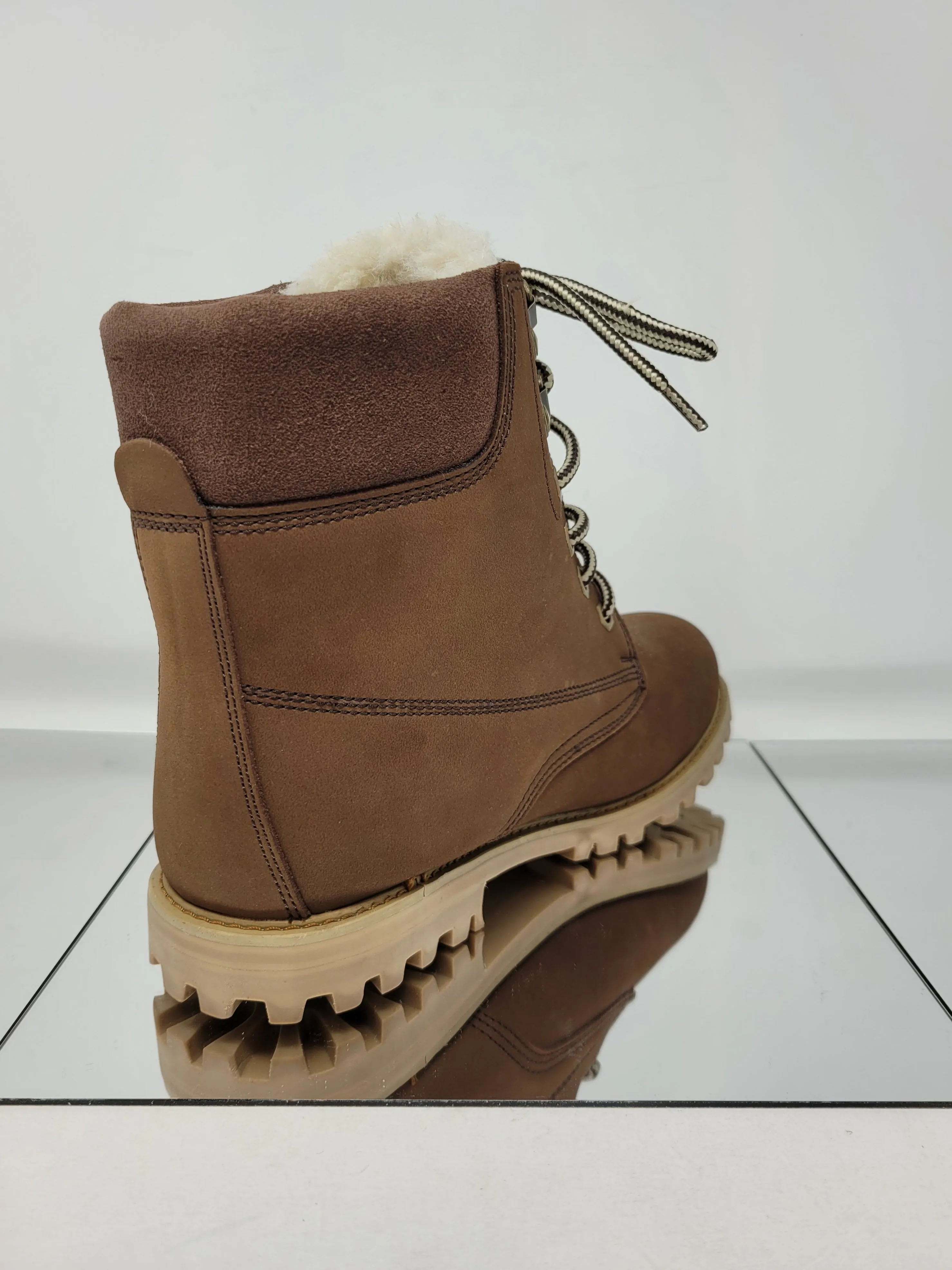 KENDRA HIKING BOOT CHOCLATE NUBUCK LEATHER