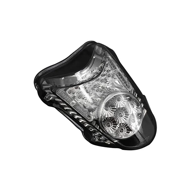 MOTORCYCLE INTEGRATED BRAKE TAIL LIGHT & TURN SIGNAL REAR LIGHT WHITE-701701