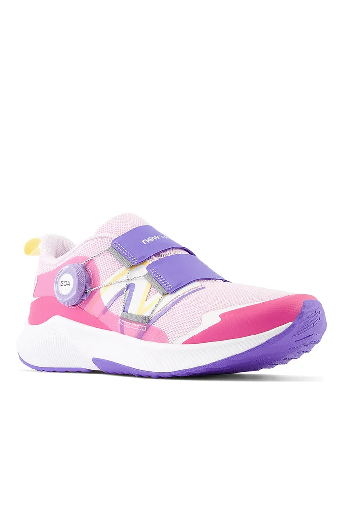 New Balance Big Kids DynaSoft Reveal v4 BOA in Light Raspberry