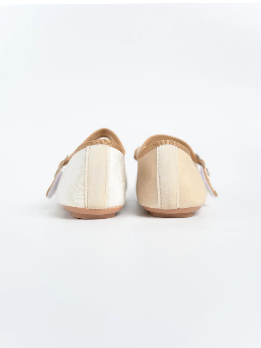 Nikki Ballerina Suede Flats