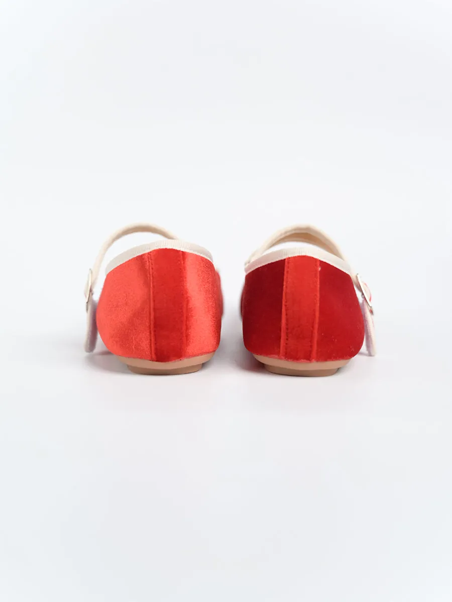 Nikki Ballerina Suede Flats