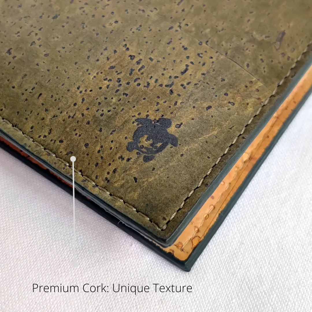 Olive Cork Wallet | Light-weight | Water Resistant | Hand-Crafted | Unisex
