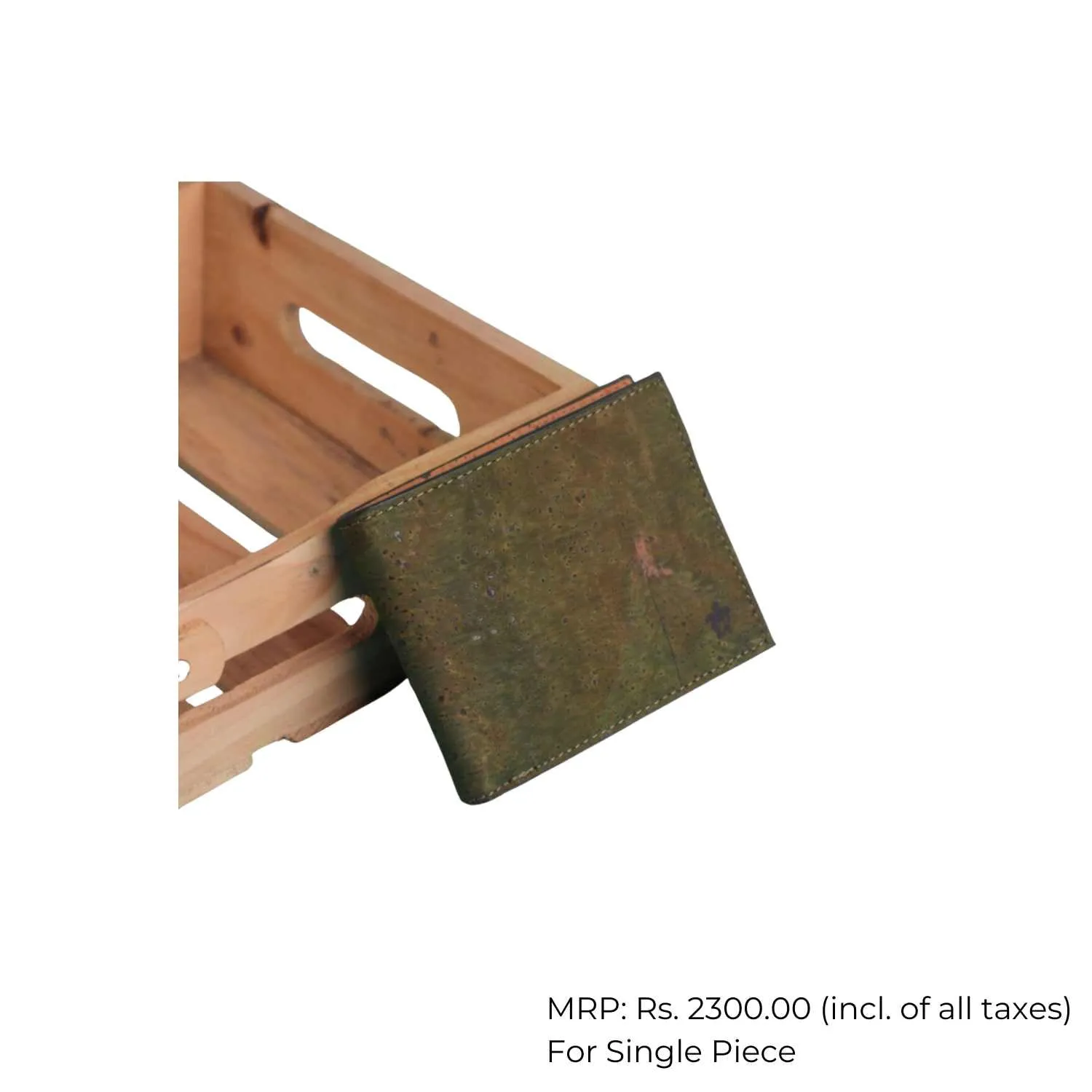 Olive Cork Wallet | Light-weight | Water Resistant | Hand-Crafted | Unisex