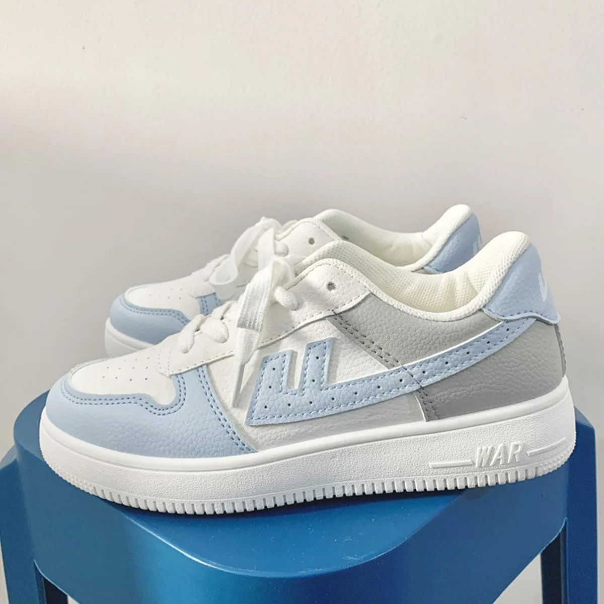 Pastel Blue Softie Aesthetic Sneakers
