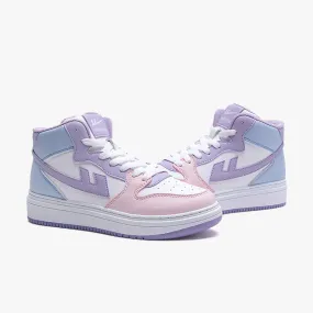 Pastel Purple High Ankle Aesthetic Sneakers