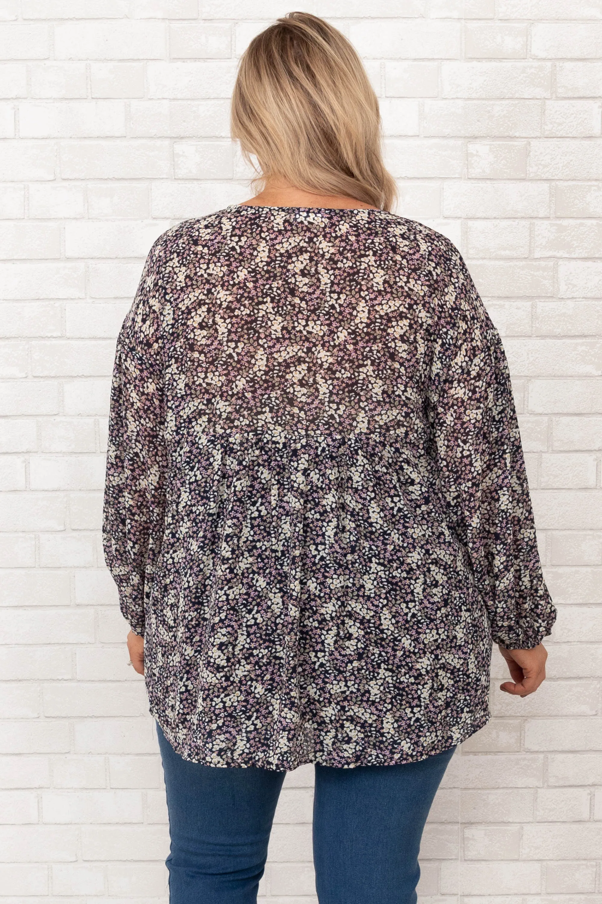 Seeking The Best Top, Navy