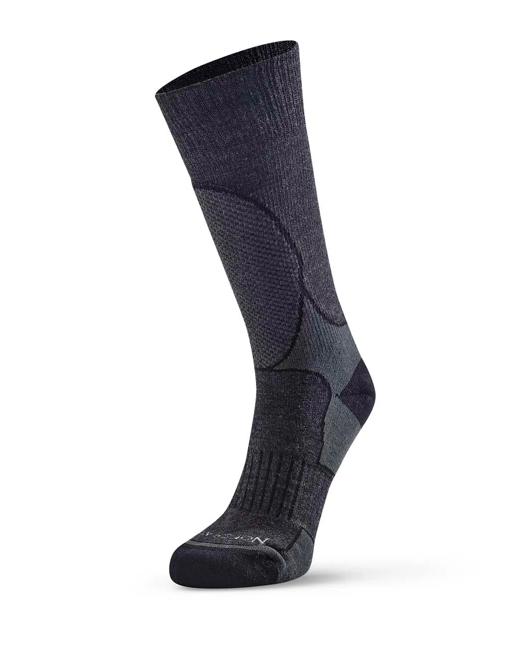 Serious Trekker Crew Sock - Charcoal