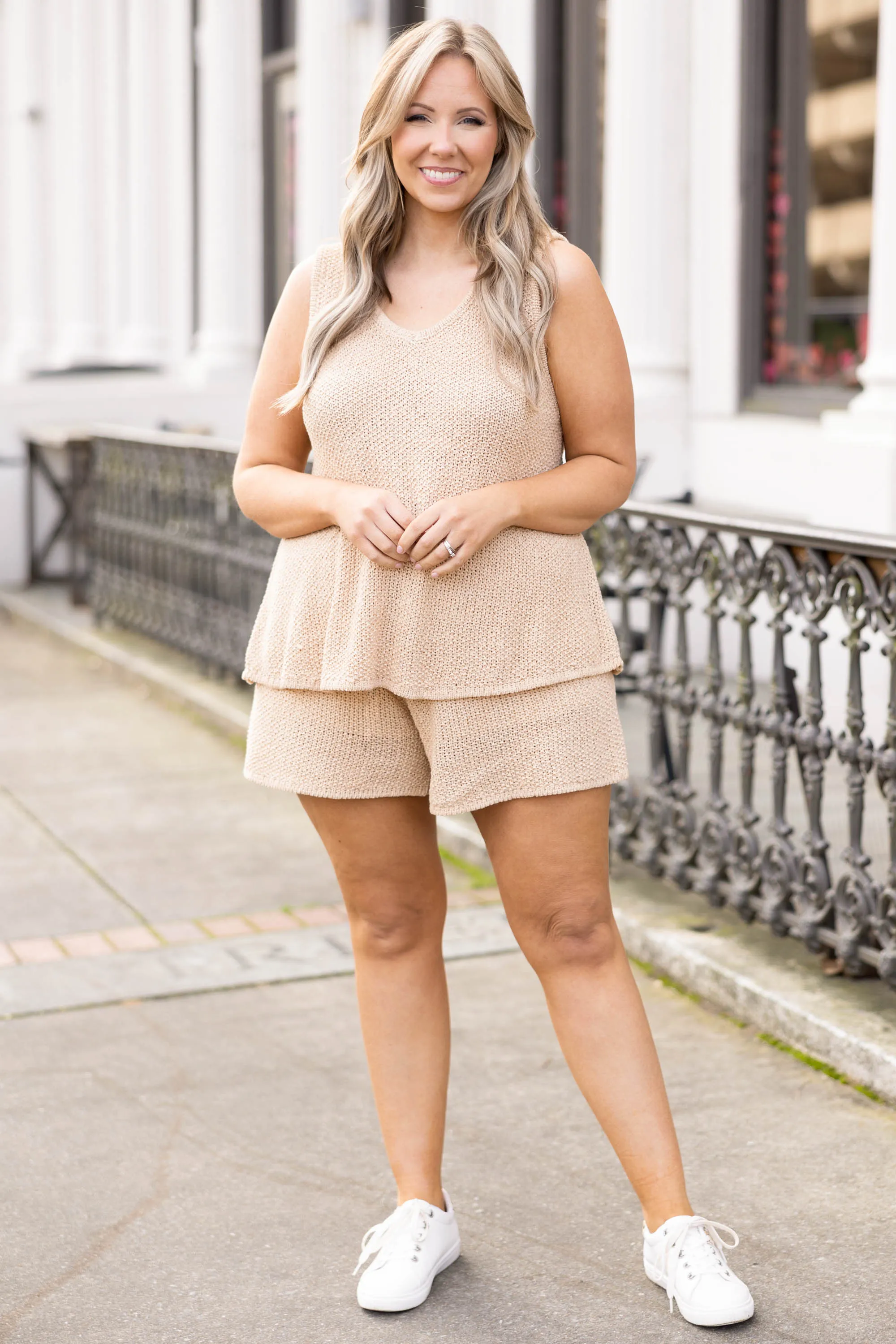Summer Lounging Shorts, Natural