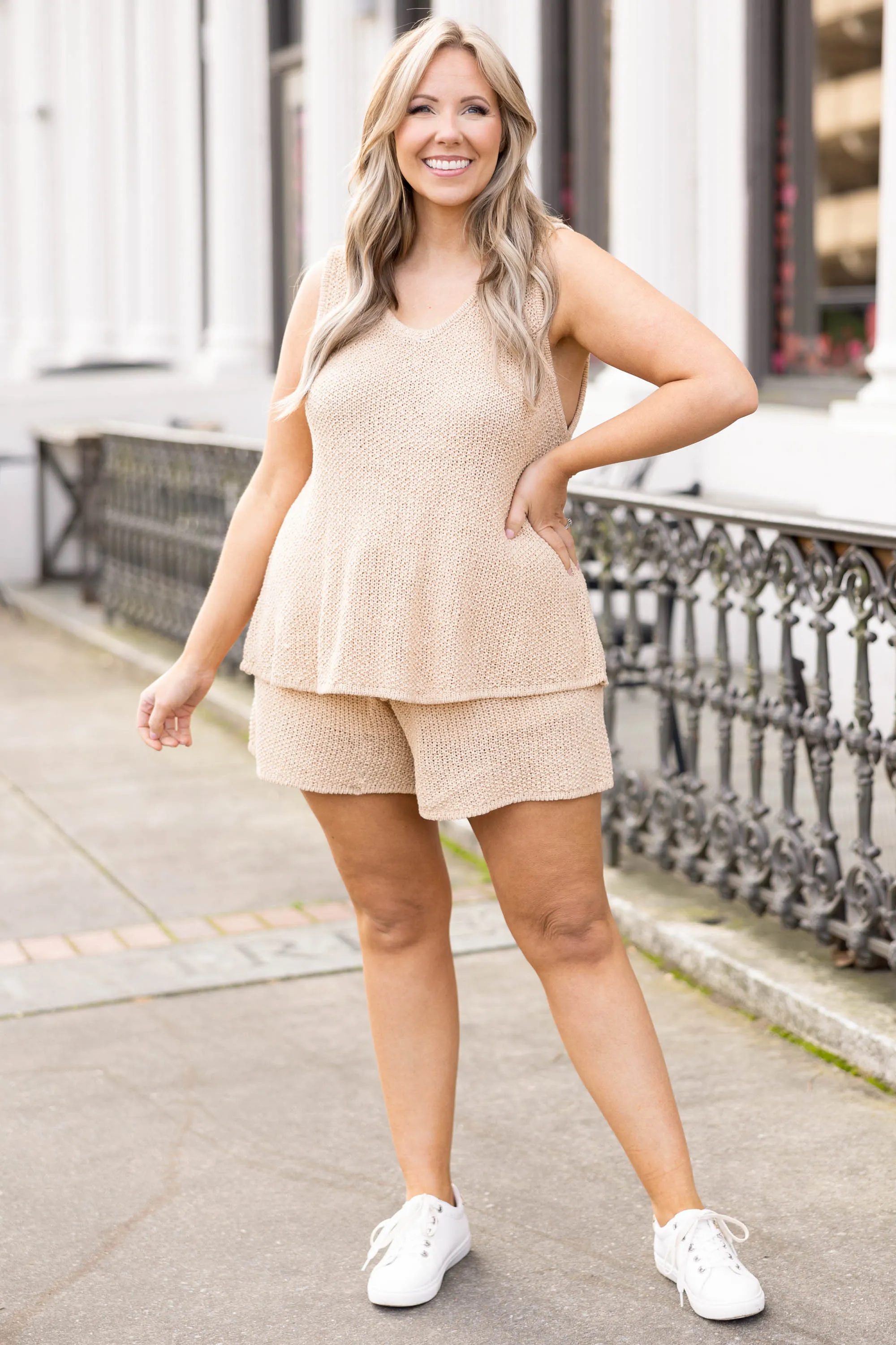Summer Lounging Shorts, Natural