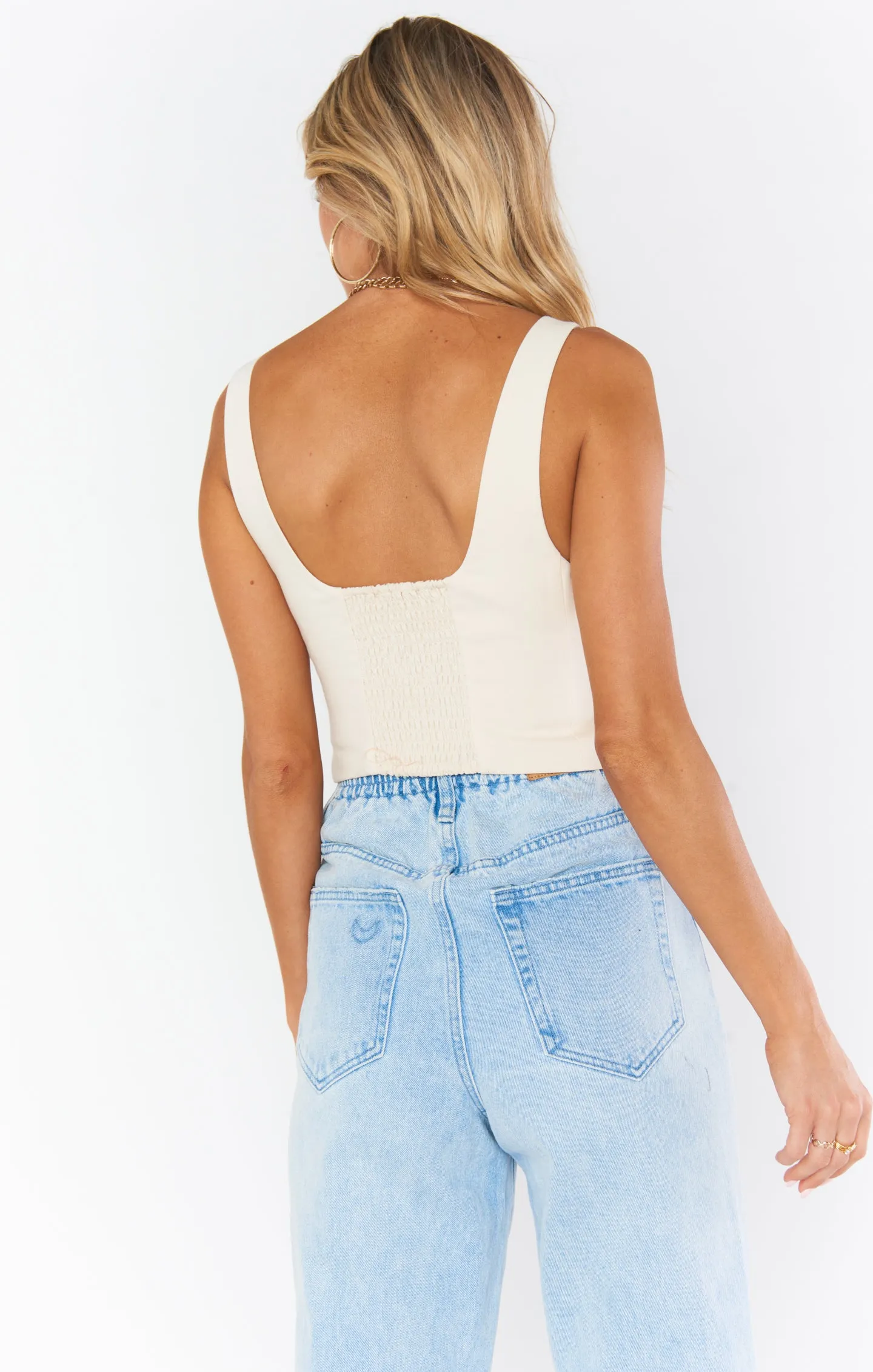 The Corset Top ~ Off White