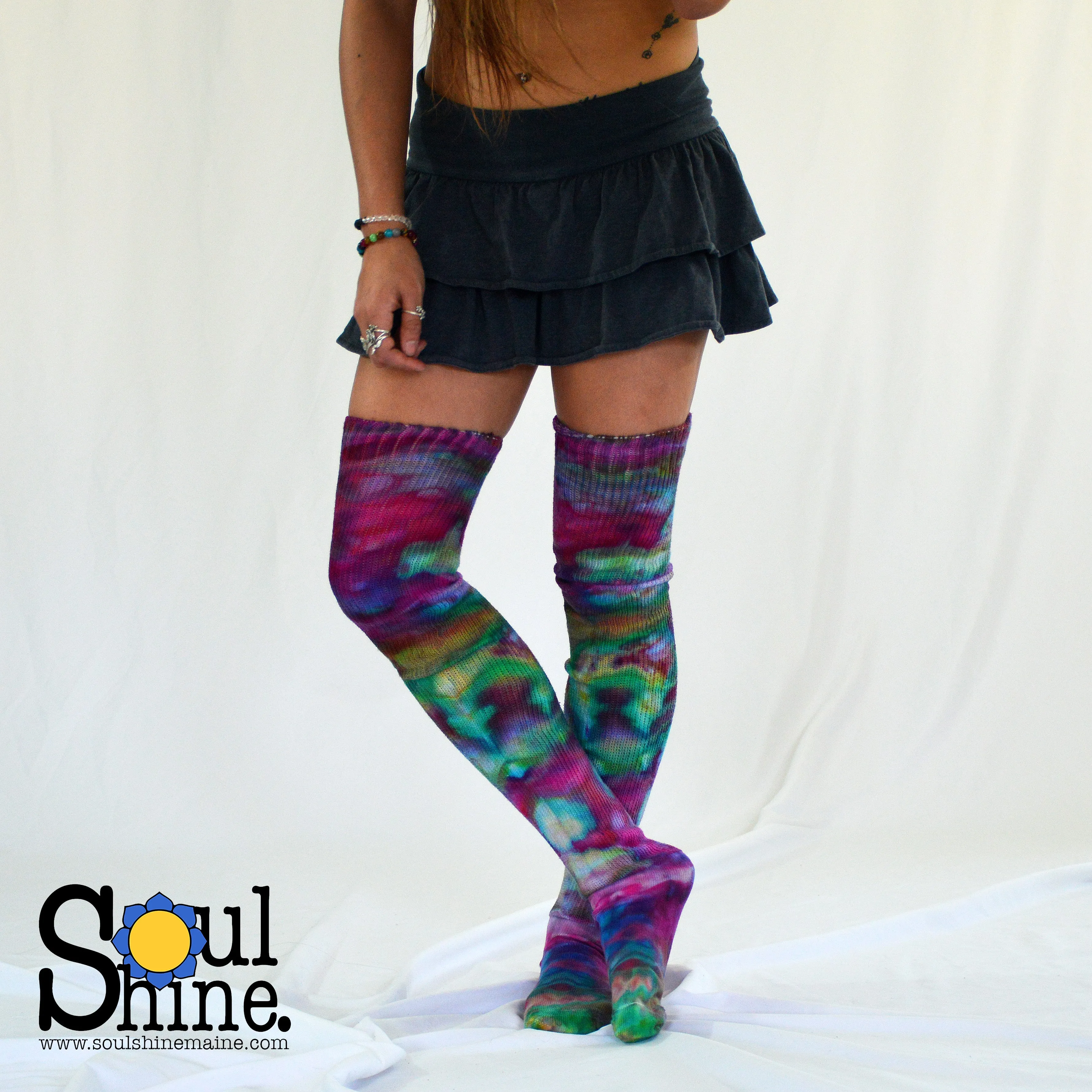 Tie Dye Thigh High | PRIMARY PRISM