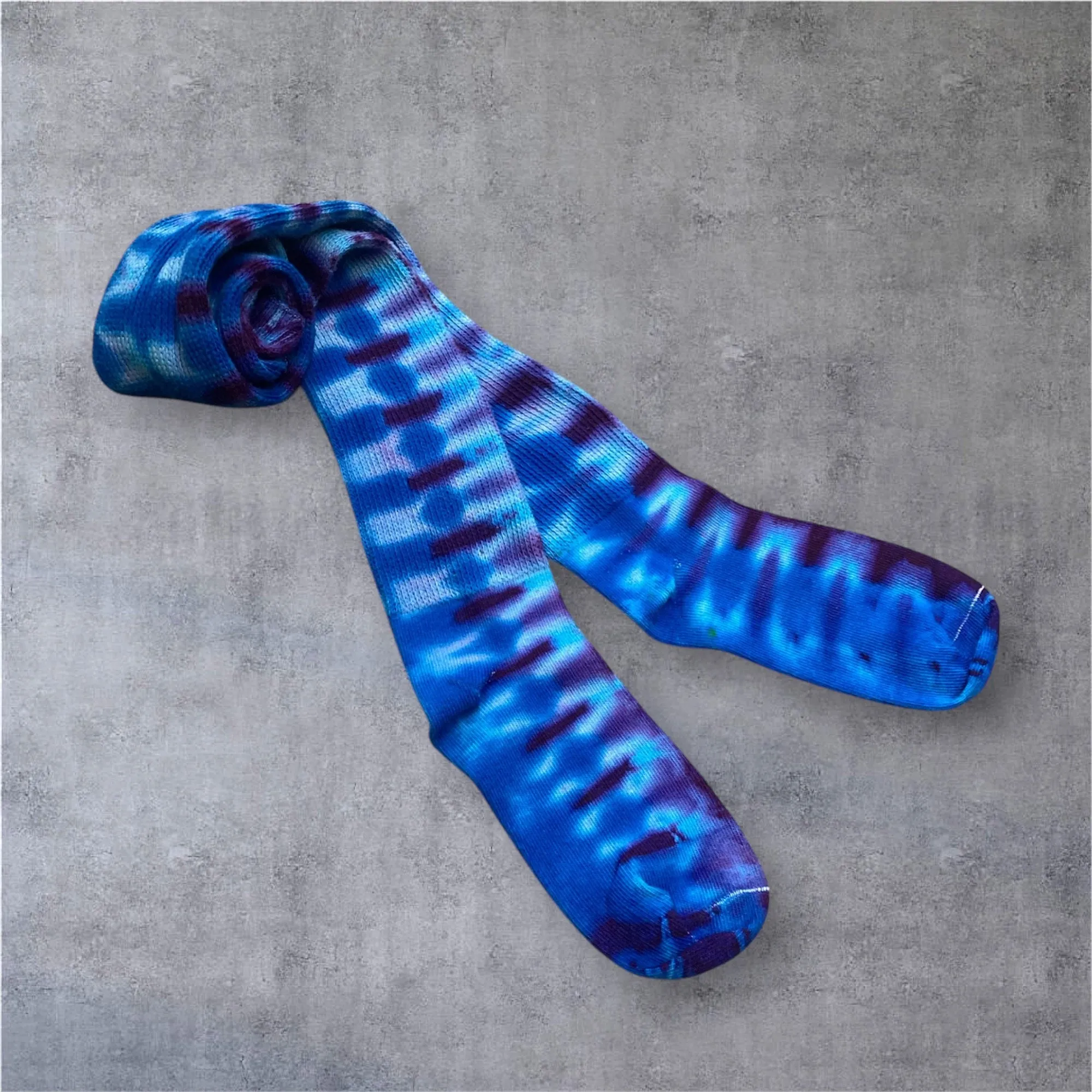 Tie Dye Thigh High | Purple & Blue