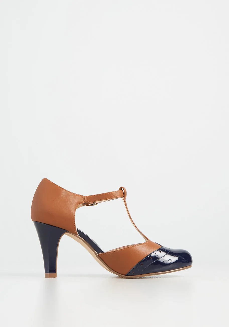Vivacious Vibes T-Strap Heel