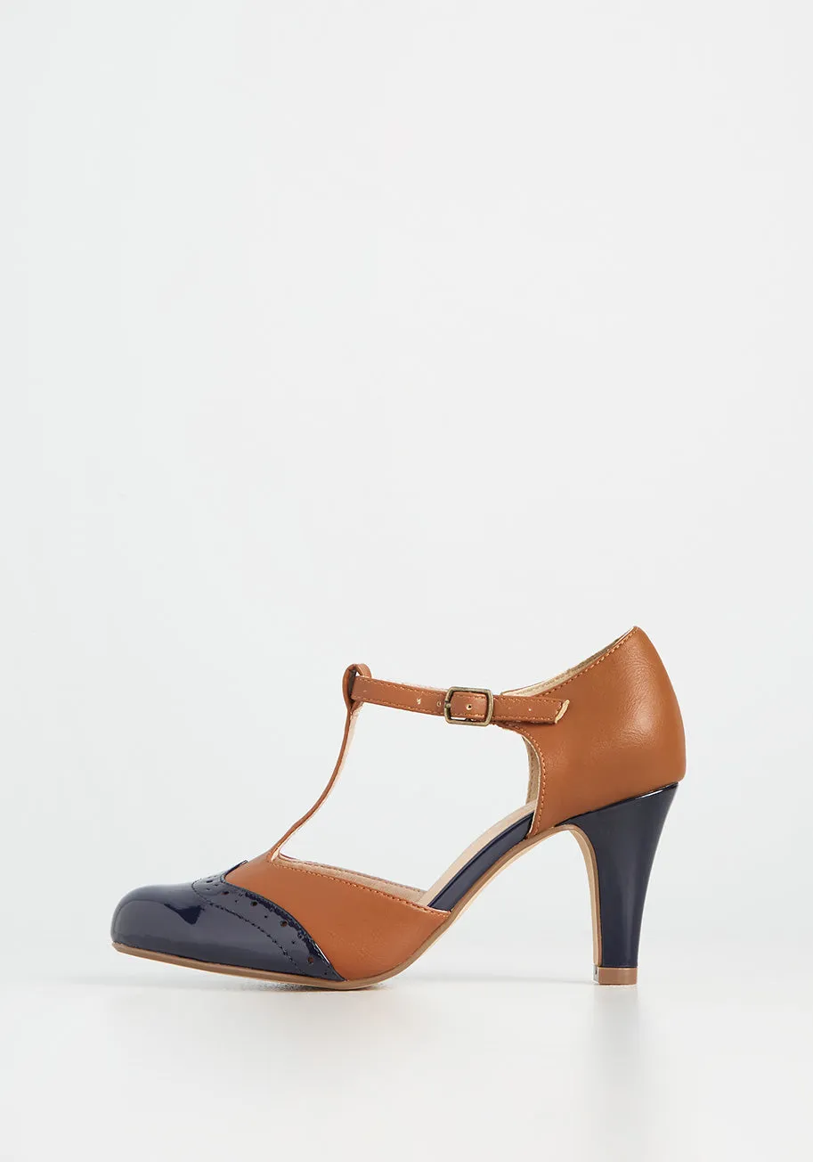 Vivacious Vibes T-Strap Heel