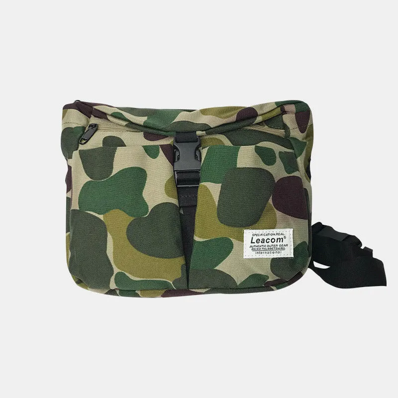 Water Resistant Tactical Shoulder Bag for Men Lightweight Nylon Crossbody Bag