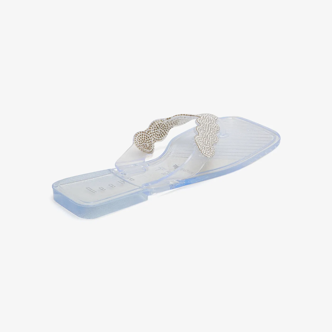 Women's Glossy Rhinestone Jellies